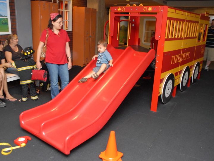 what can beat a firetruck with a slide?