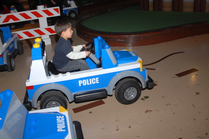 Legoland police car ride