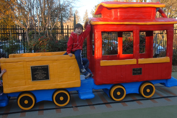 new train at Fairy Tale Town