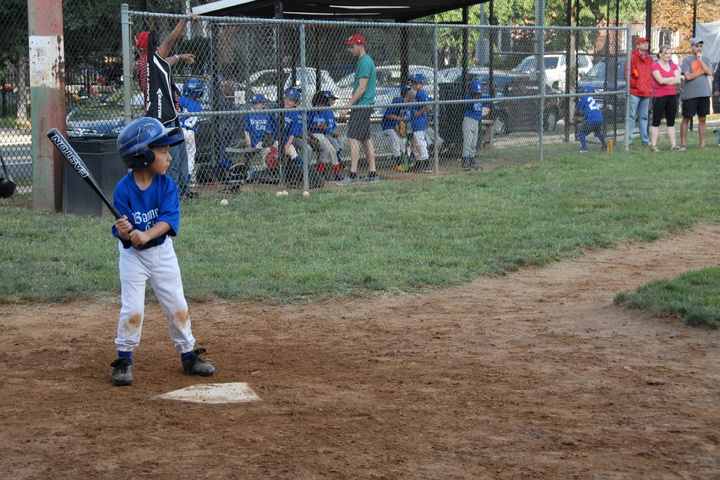 Matthew at the plate
