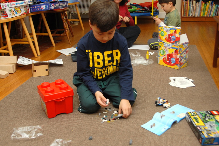 building Legos