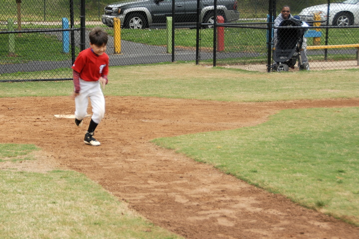 running the bases