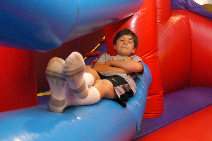 relaxing at Pump It Up