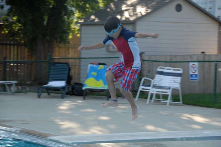 big bounce off the diving board