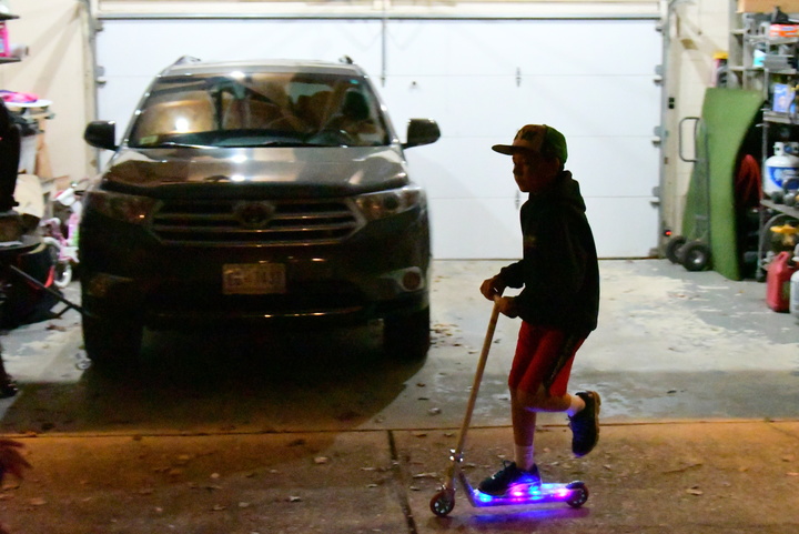 light-up scooter