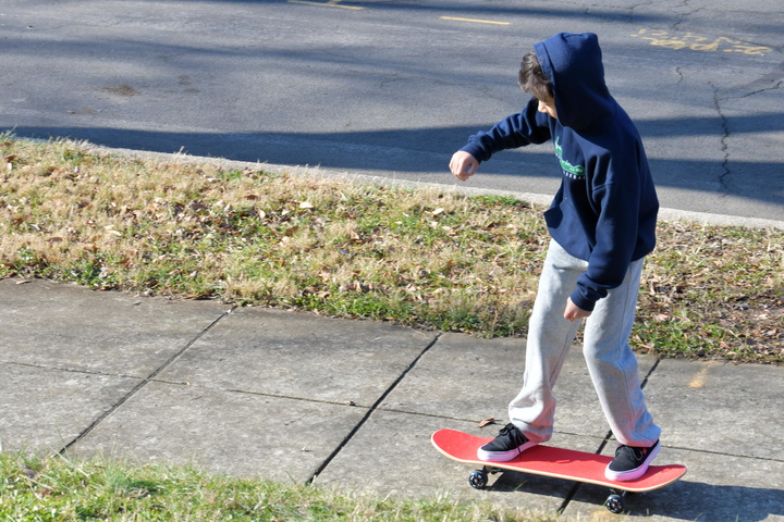skateboard balance