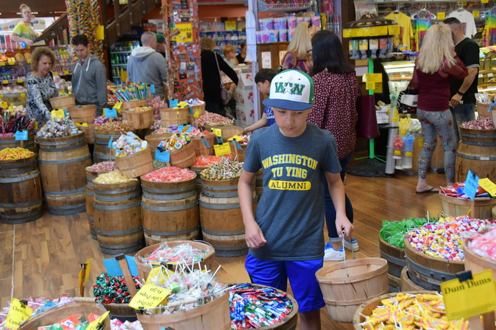 kid in a candy store