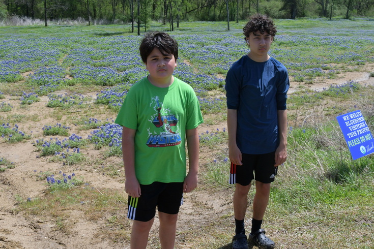 the only bluebonnet picture from this trip