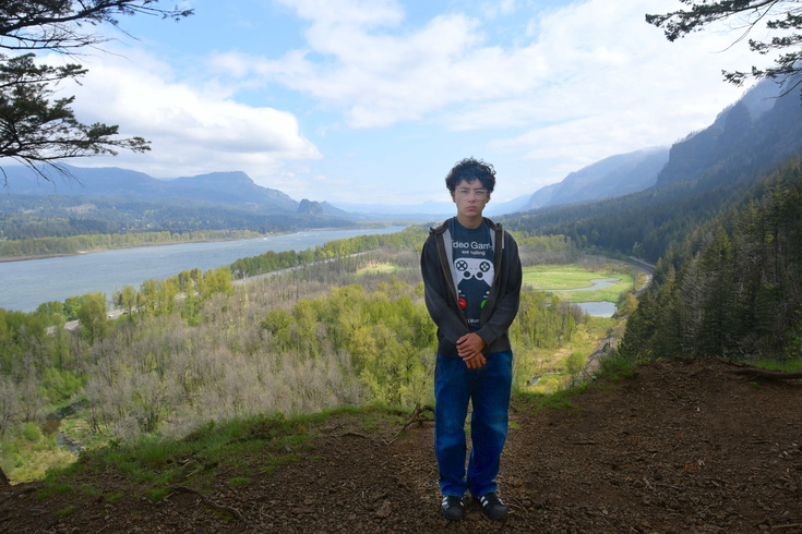 Columbia River Gorge overlook