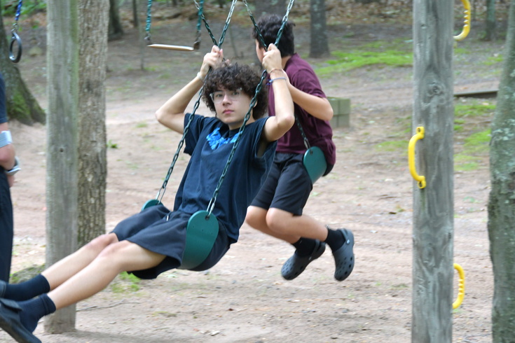 not to old for the swingset