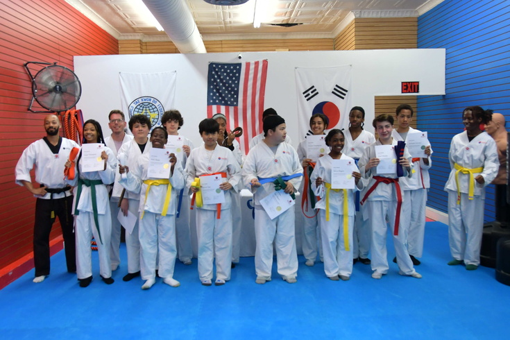 Taekwondo class