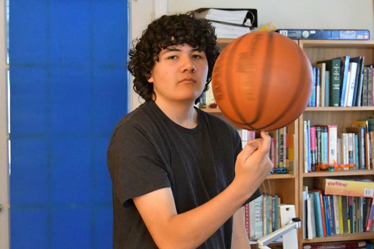 spinning the basketball